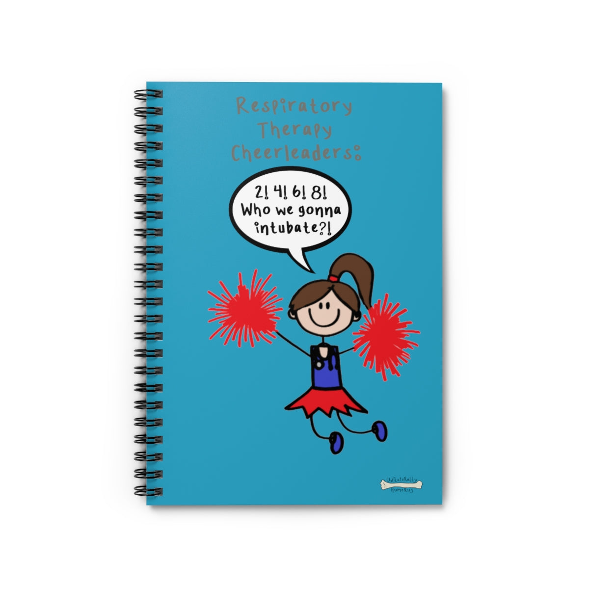 RT Cheerleaders Spiral Notebook - Ruled Line