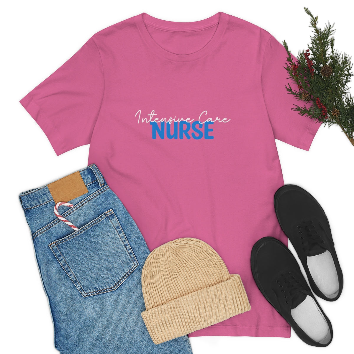 Intensive Care Nurse Unisex Jersey Short Sleeve Tee