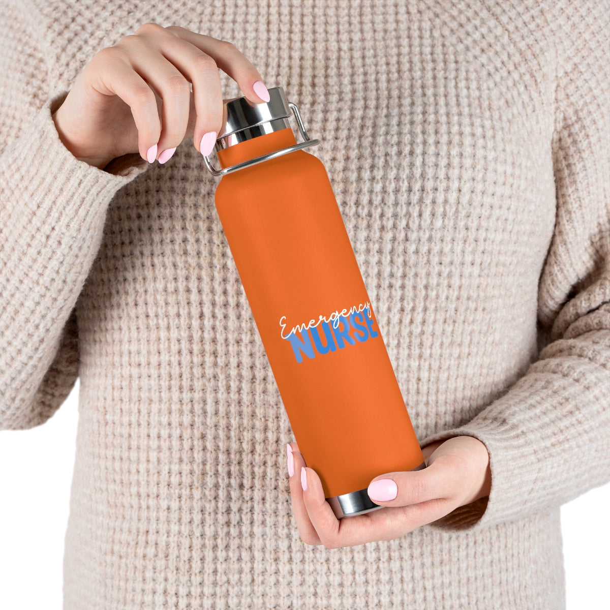 Emergency Nurse Copper Vacuum Insulated Bottle, 22oz