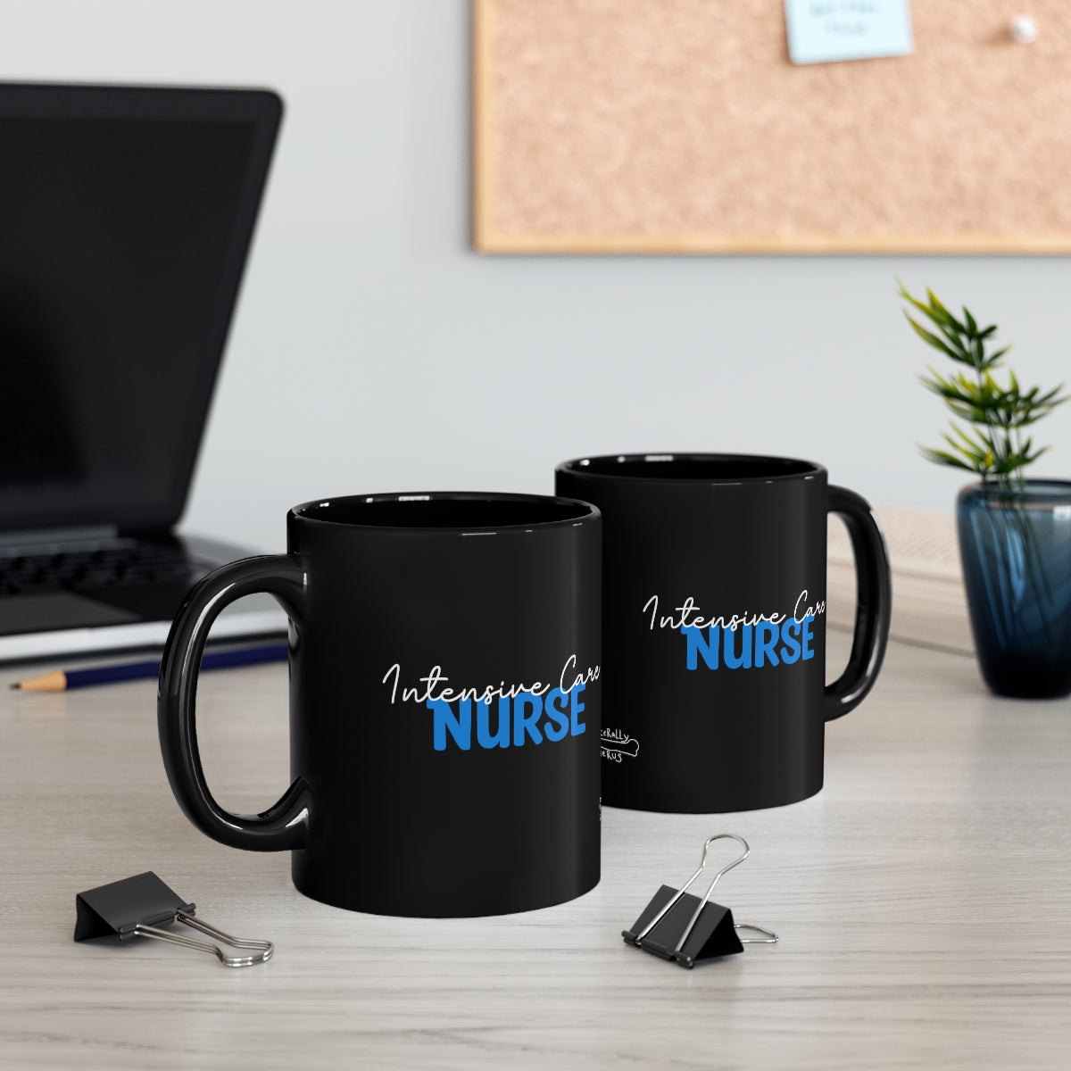 Intensive Care Nurse 11oz Black Mug