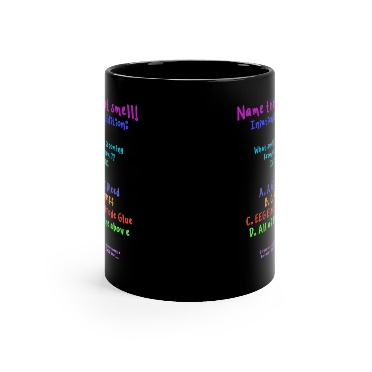 Name that Smell 11oz Black Mug