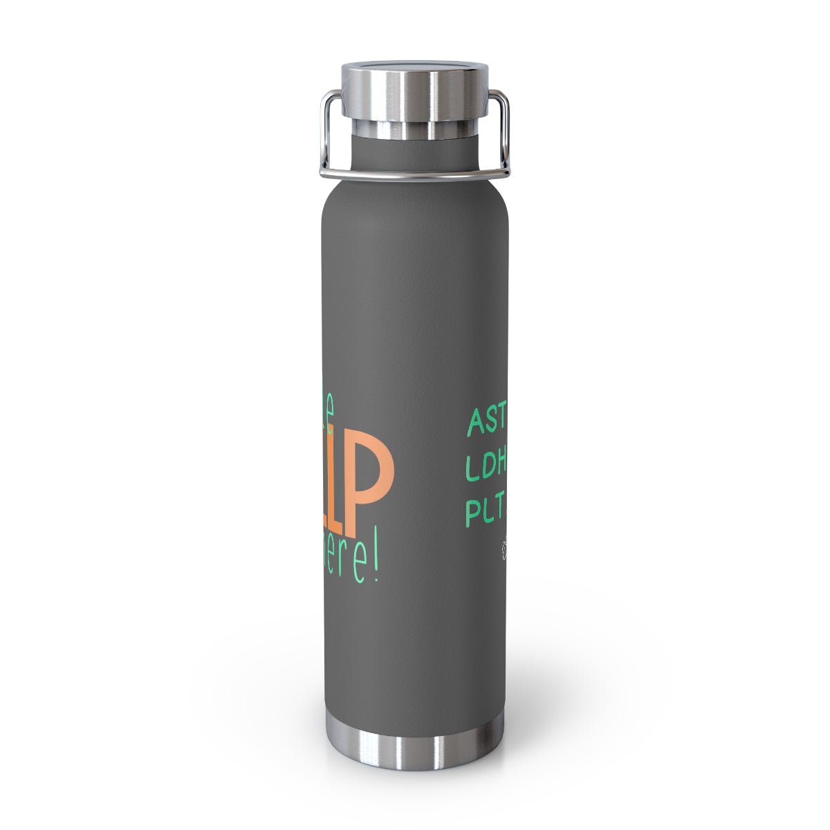 A Little HELLP Here! Copper Vacuum Insulated Bottle, 22oz