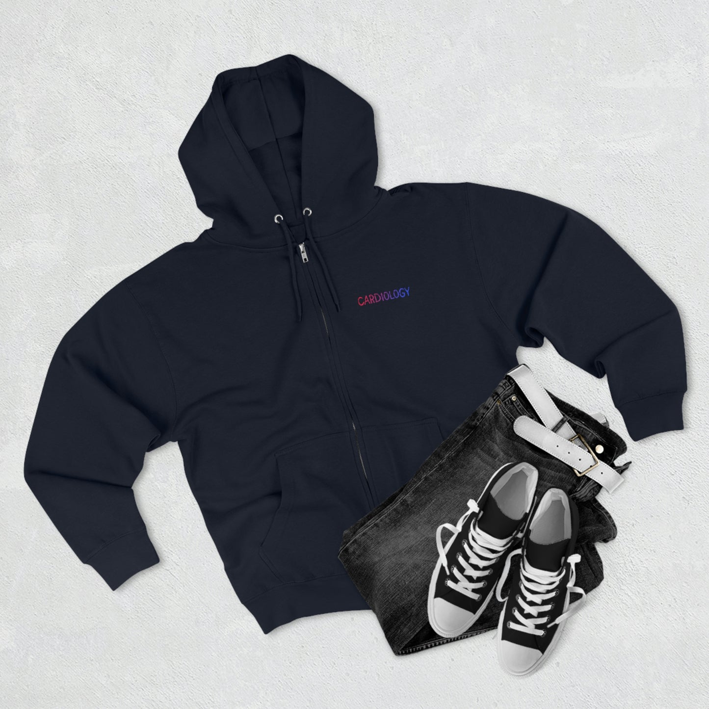 I'm so cold my ECG has Osborn waves Unisex Premium Full Zip Hoodie