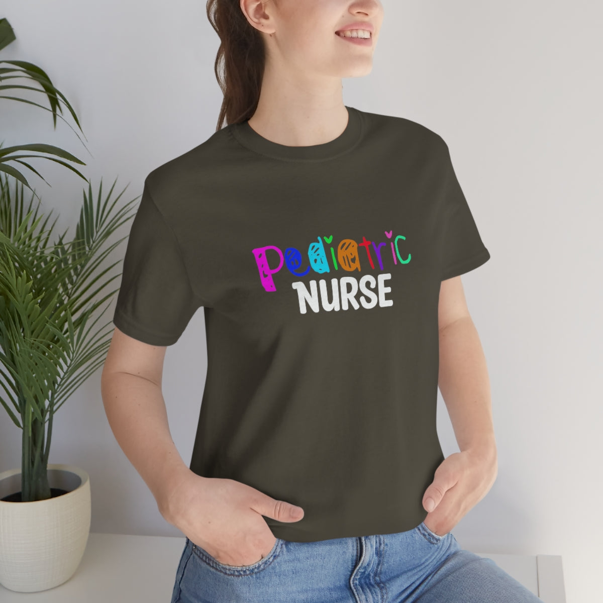 Pediatric Nurse Unisex Jersey Short Sleeve Tee