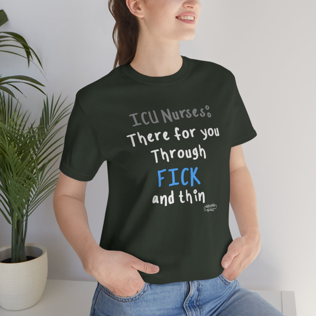 Fick and Thin Unisex Jersey Short Sleeve Tee