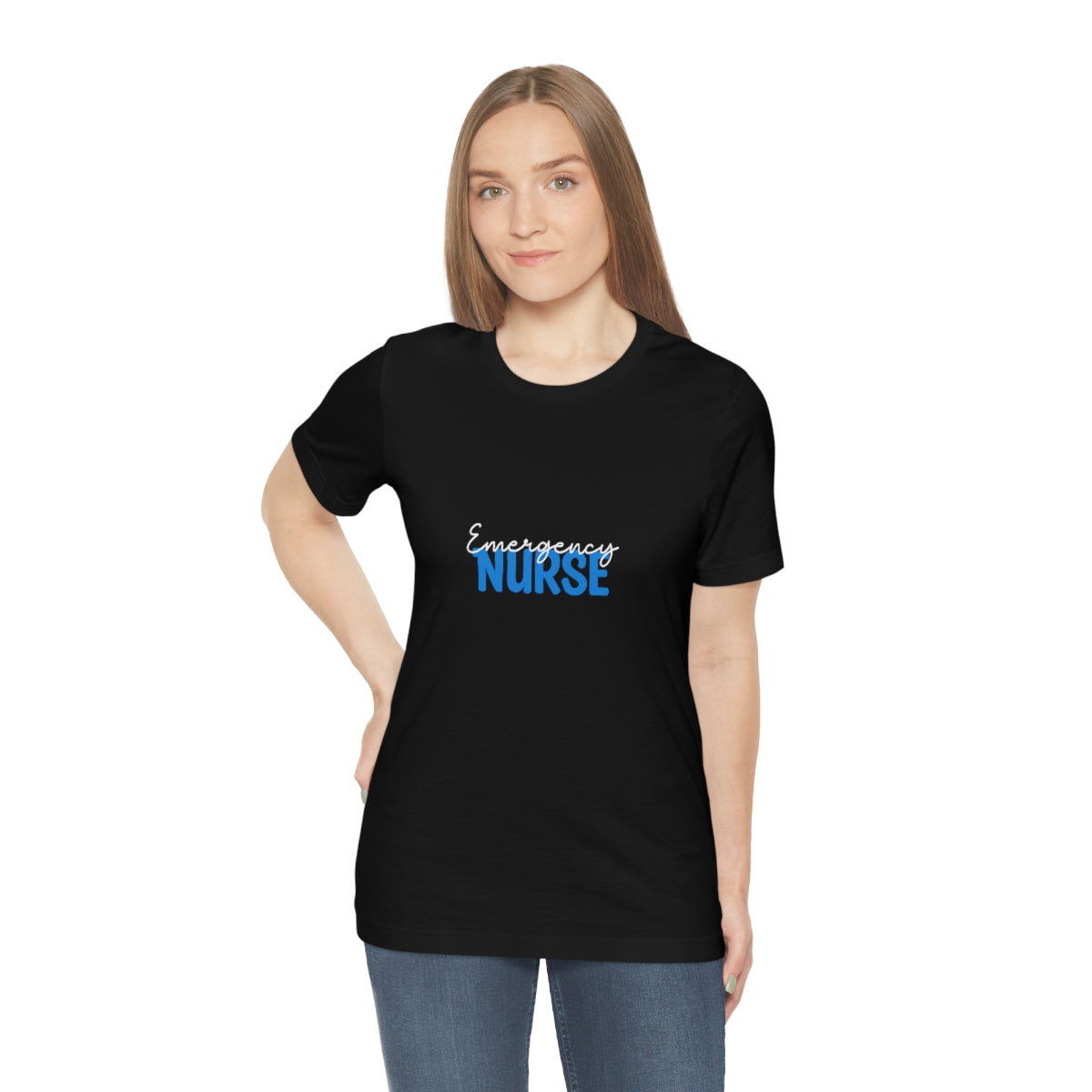 Emergency Nurse Unisex Jersey Short Sleeve Tee