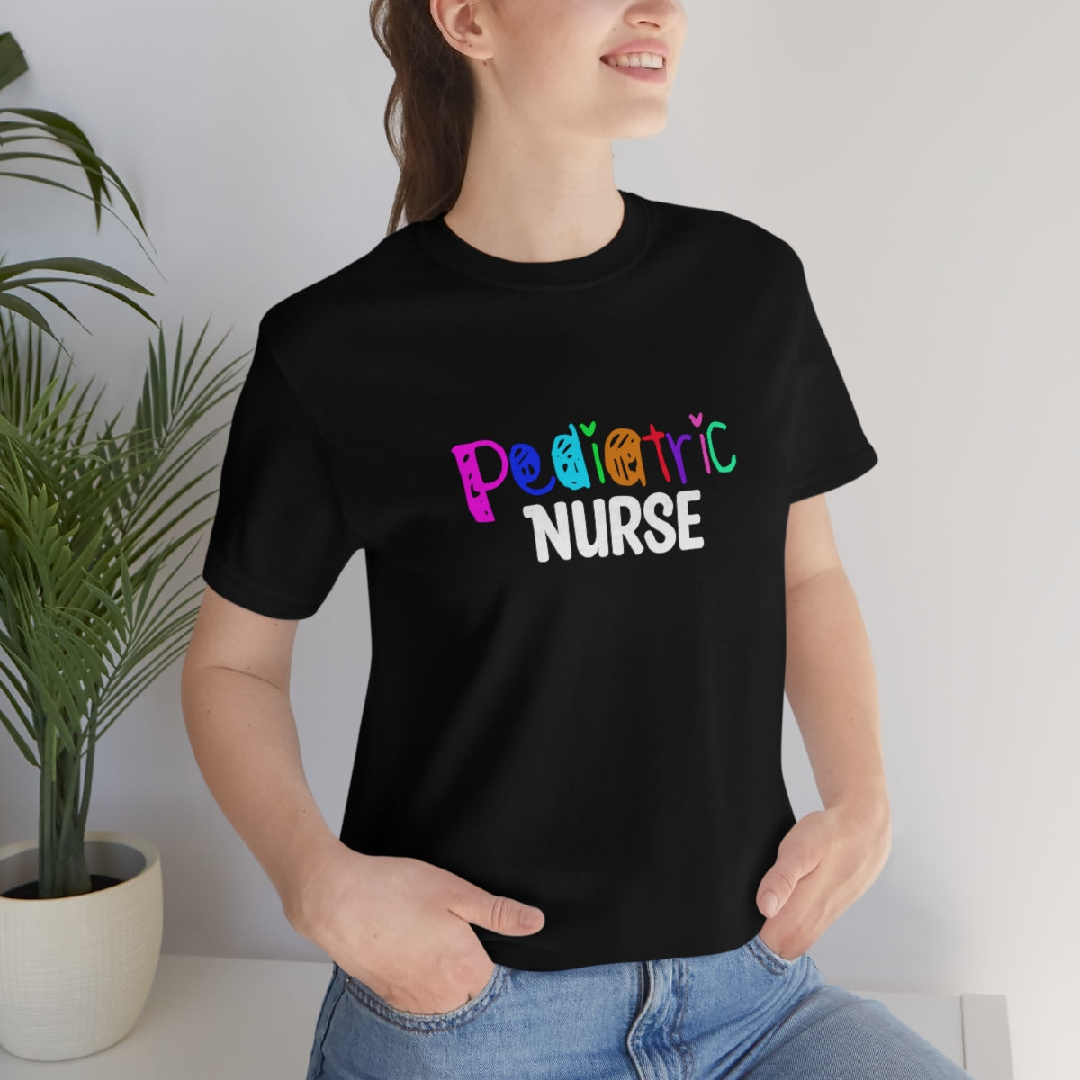 Pediatric Nurse Unisex Jersey Short Sleeve Tee