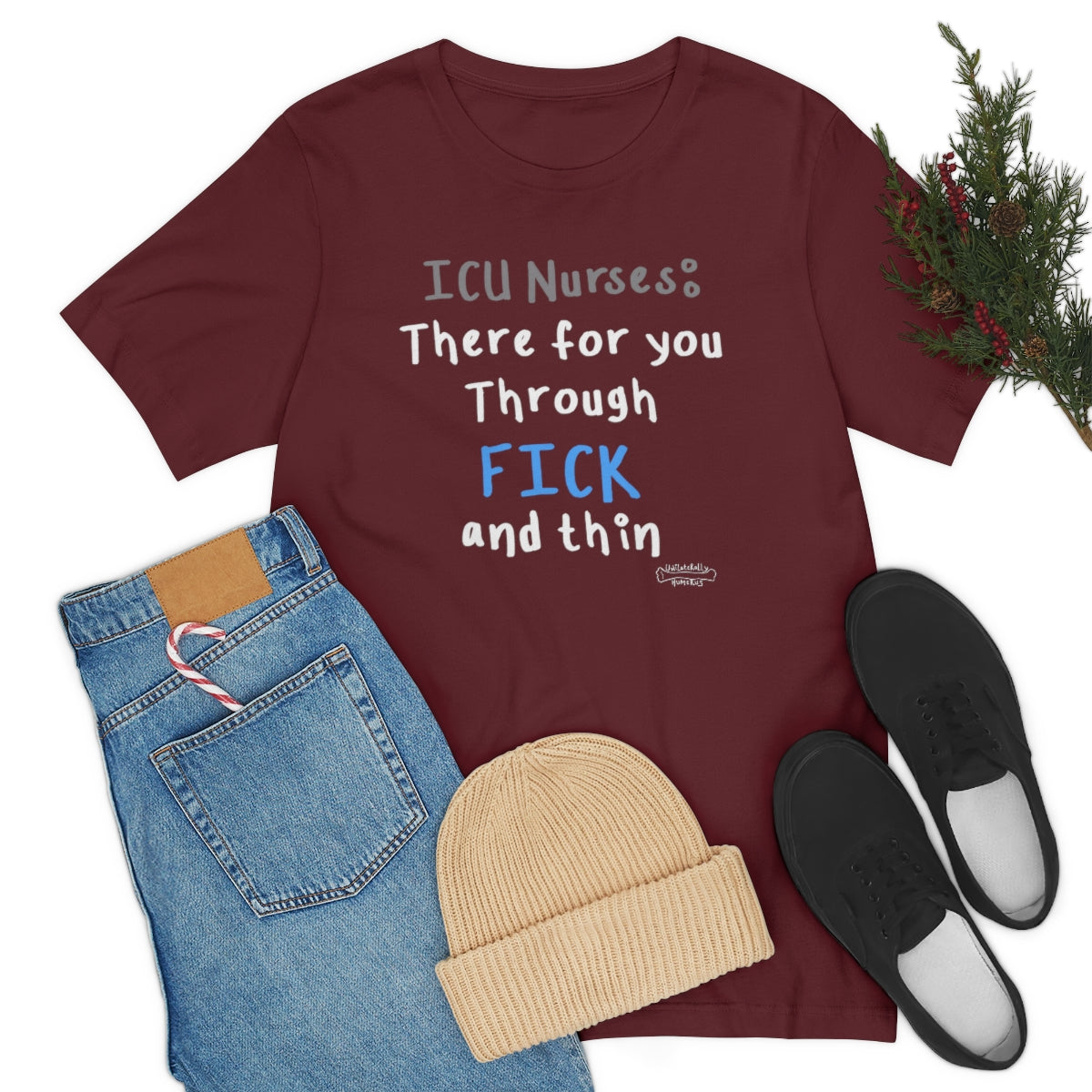 Fick and Thin Unisex Jersey Short Sleeve Tee