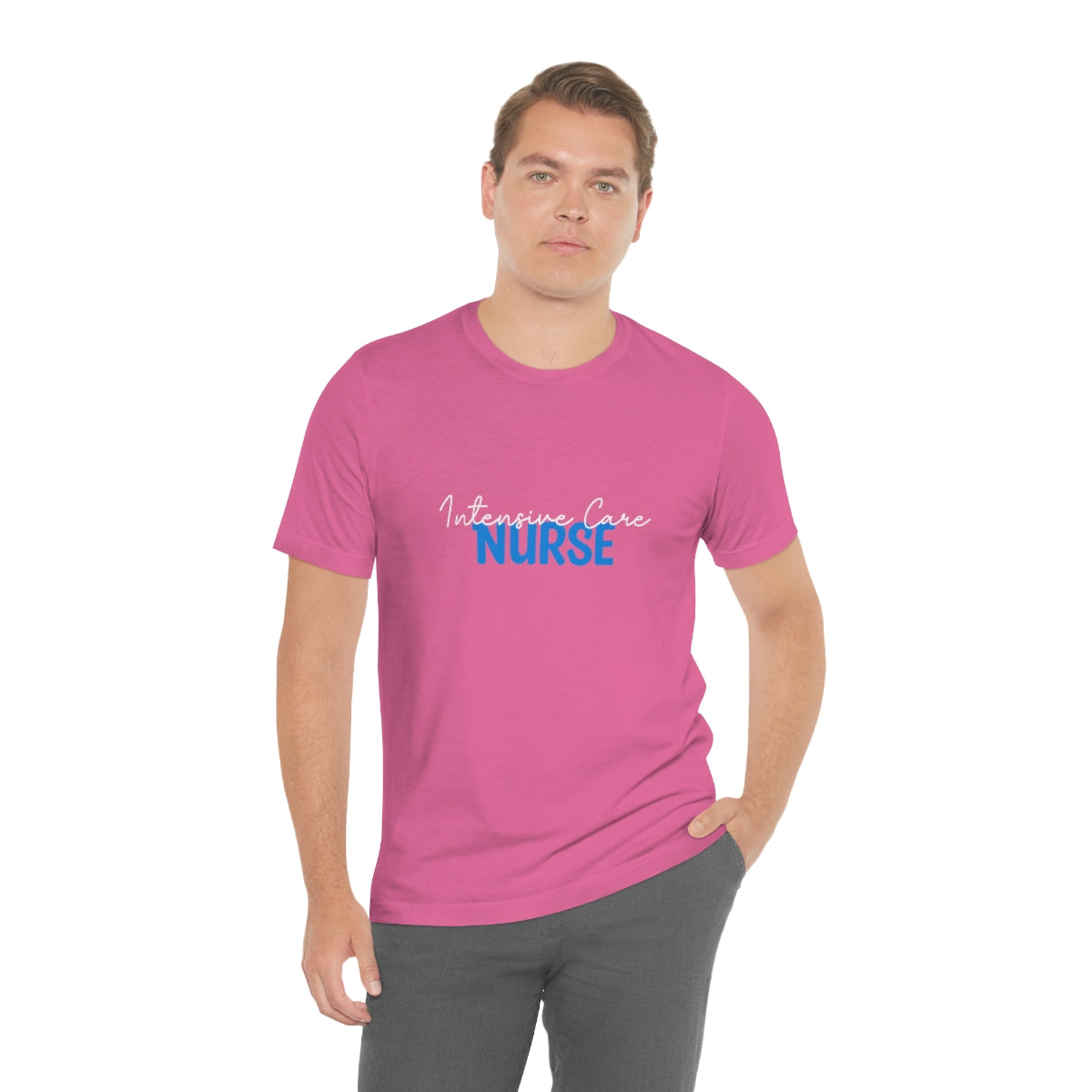 Intensive Care Nurse Unisex Jersey Short Sleeve Tee