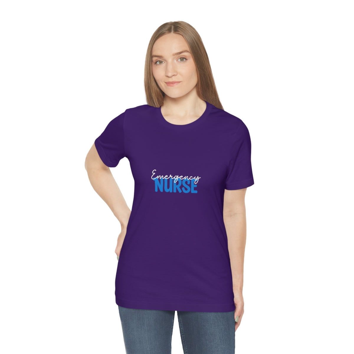 Emergency Nurse Unisex Jersey Short Sleeve Tee