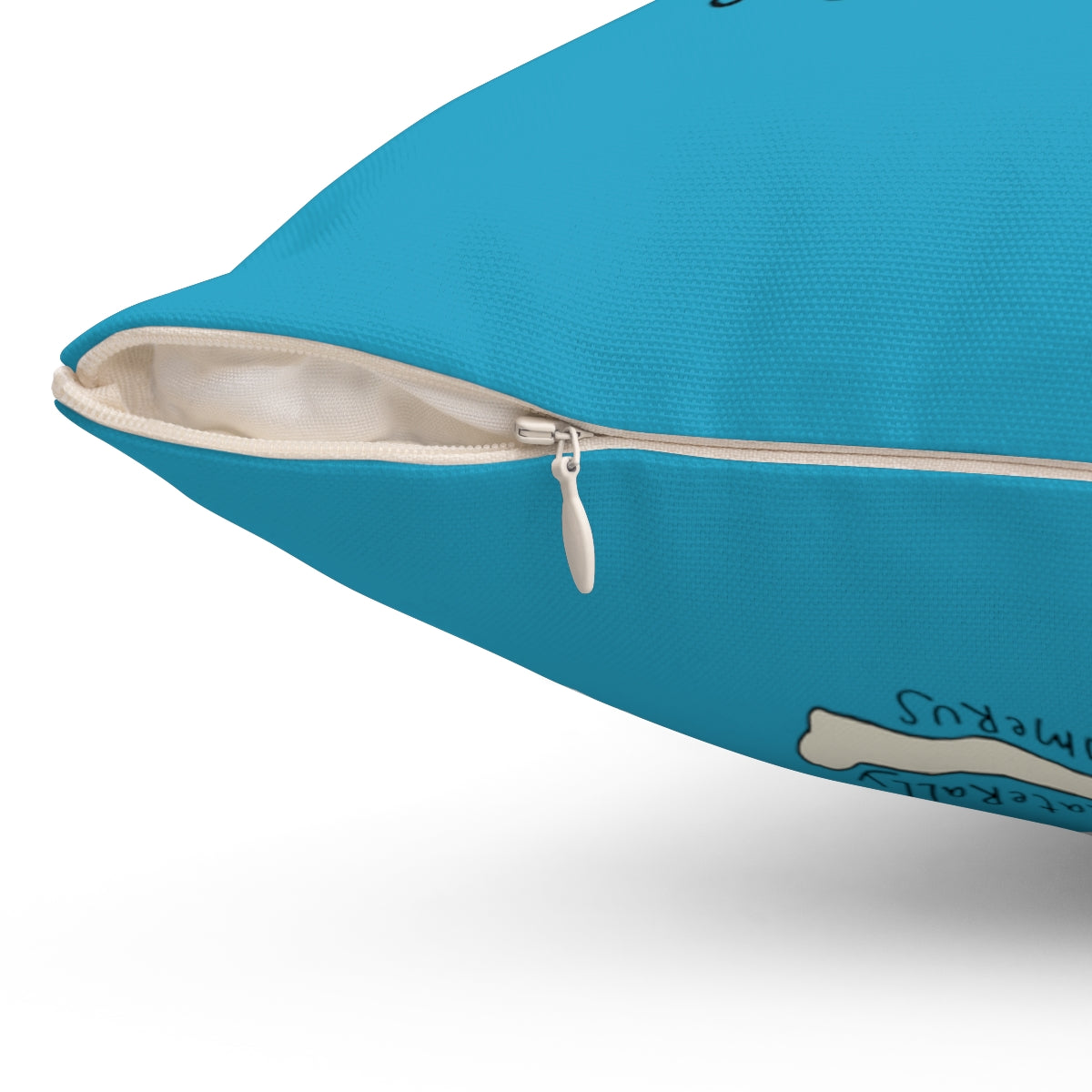 Cardioversion of Fun Spun Polyester Square Pillow