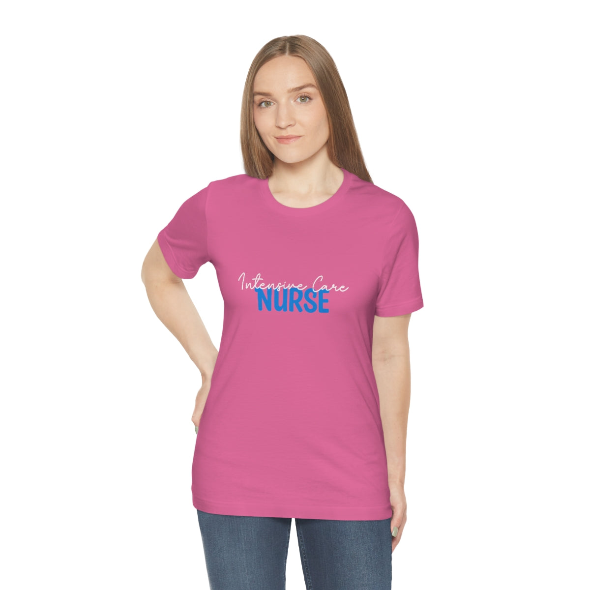Intensive Care Nurse Unisex Jersey Short Sleeve Tee