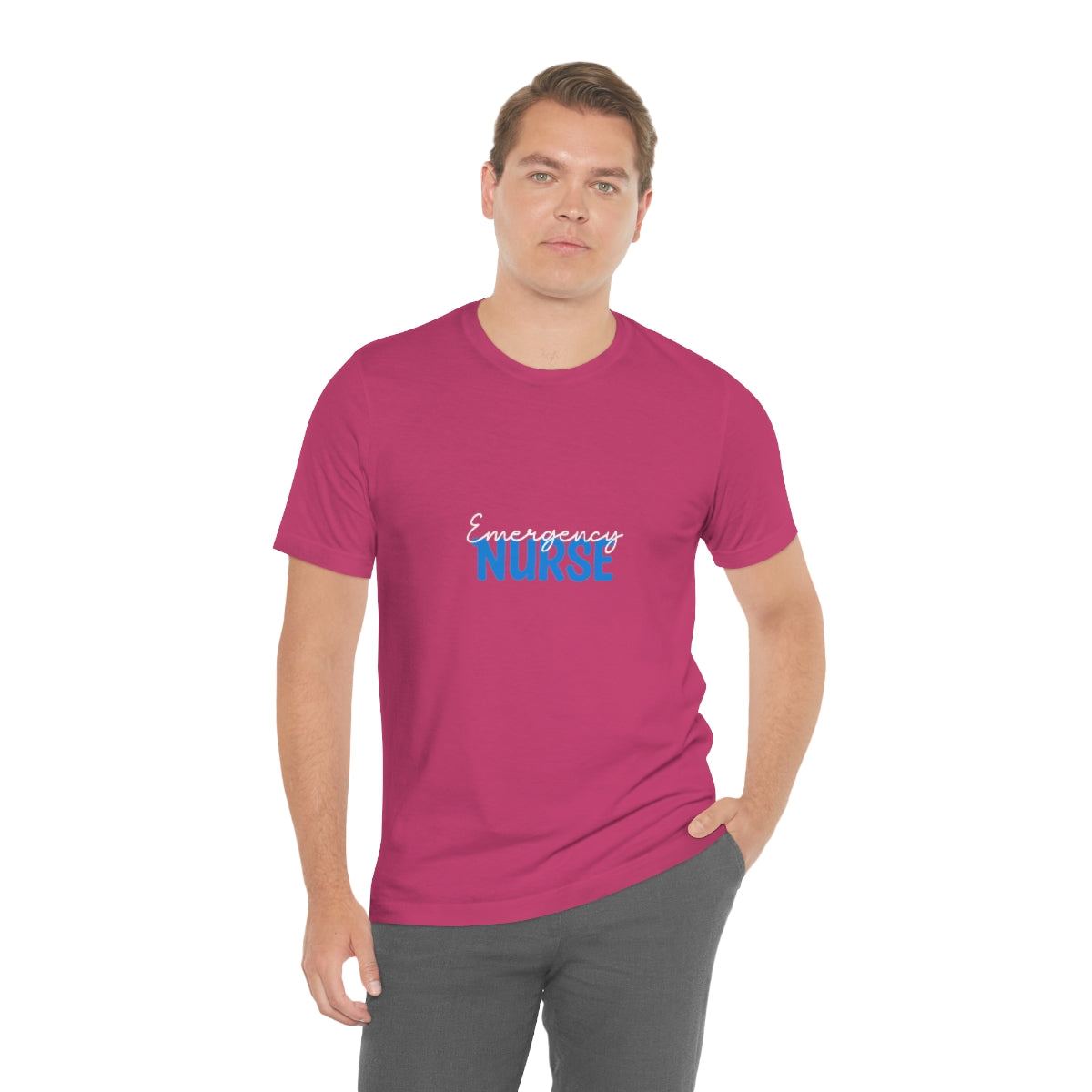 Emergency Nurse Unisex Jersey Short Sleeve Tee