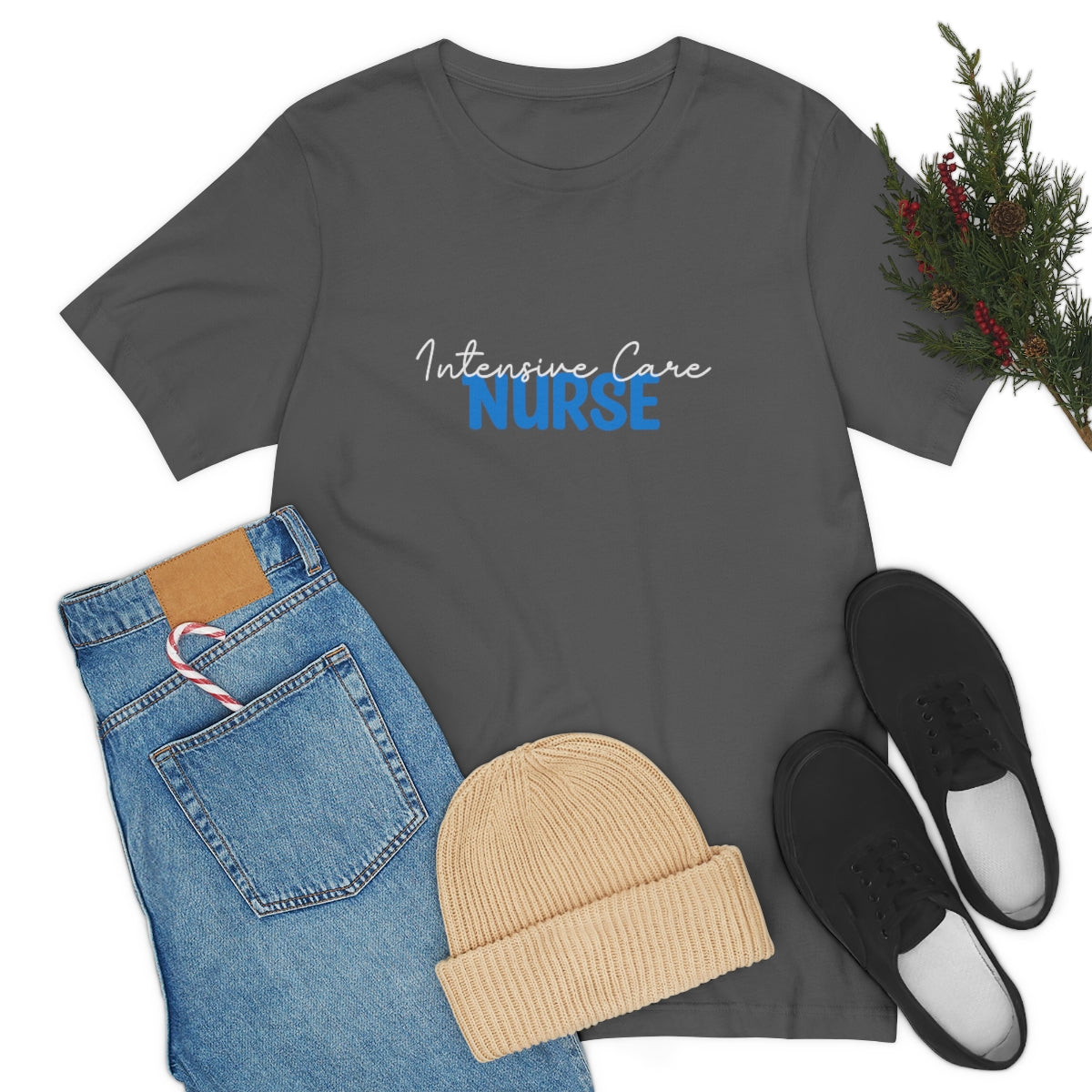 Intensive Care Nurse Unisex Jersey Short Sleeve Tee