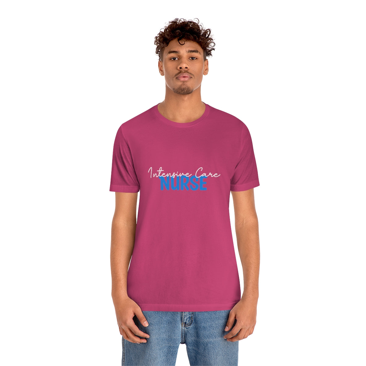 Intensive Care Nurse Unisex Jersey Short Sleeve Tee