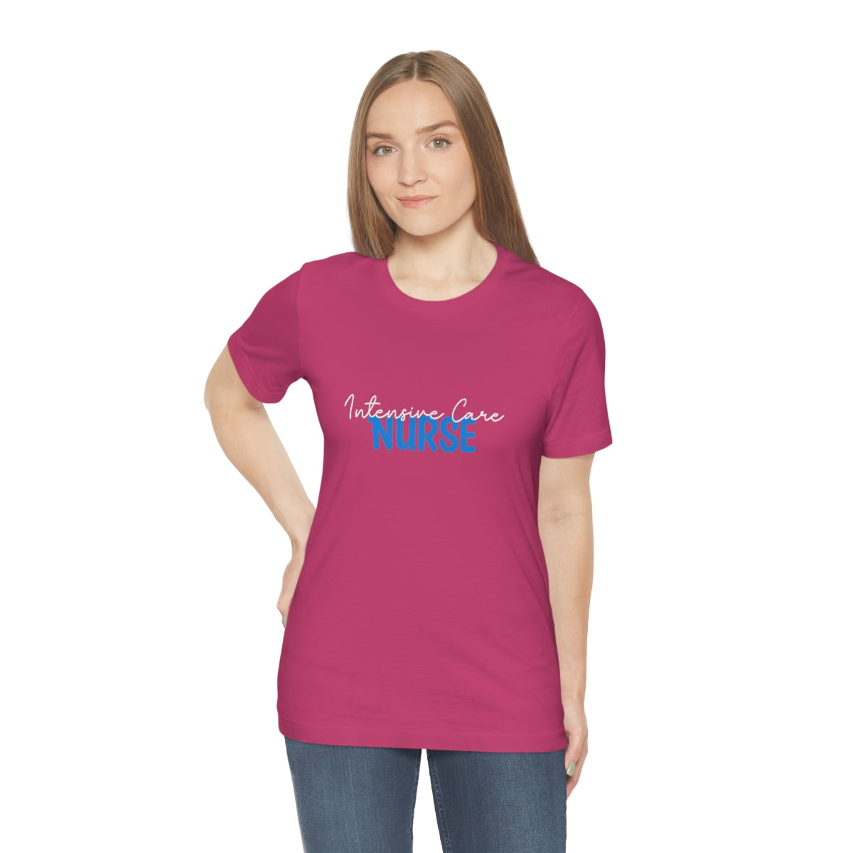 Intensive Care Nurse Unisex Jersey Short Sleeve Tee