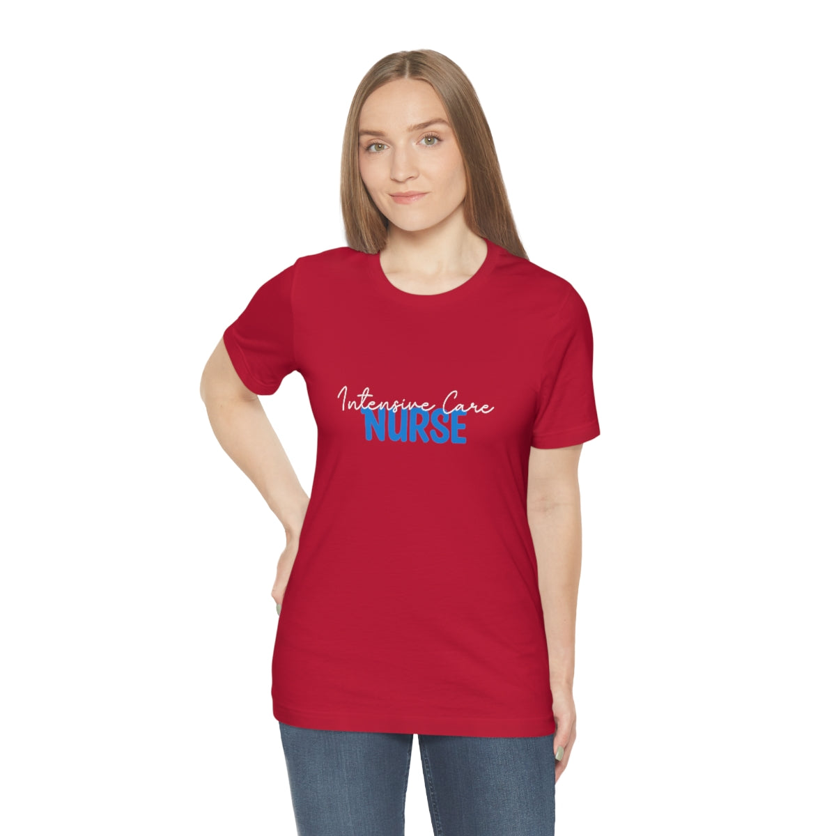 Intensive Care Nurse Unisex Jersey Short Sleeve Tee