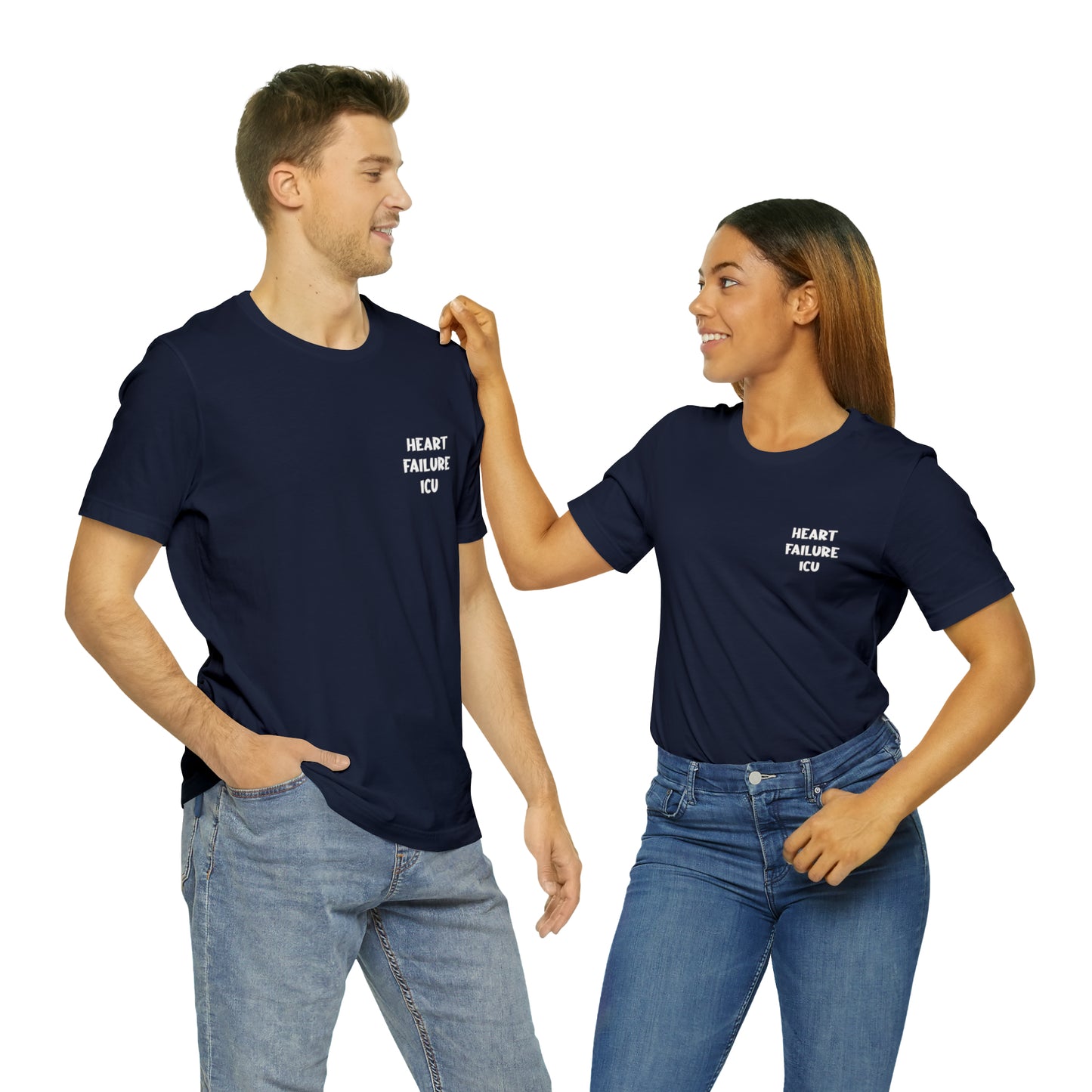 Heart Failure ICU-Here to pump you up Unisex Jersey Short Sleeve Tee