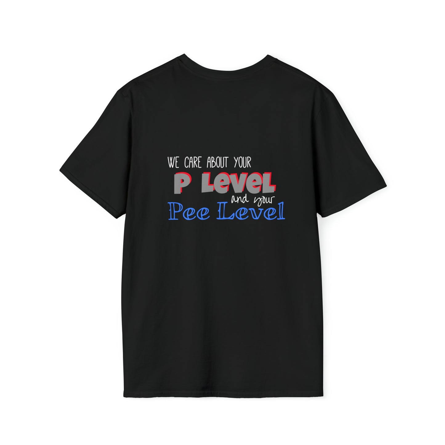 Heart Failure ICU-P Level and your Pee Level Unisex Jersey Short Sleeve Tee