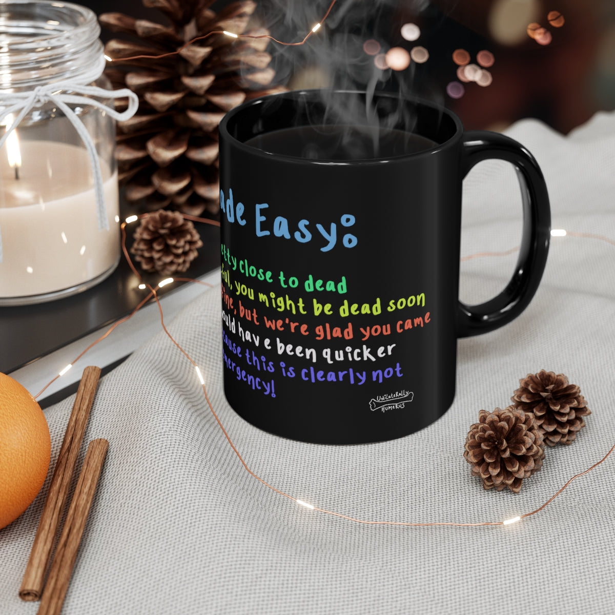 ESI Made Easy 11oz Black Mug