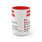 Code Red Protocol Two-Tone Coffee Mugs, 15oz