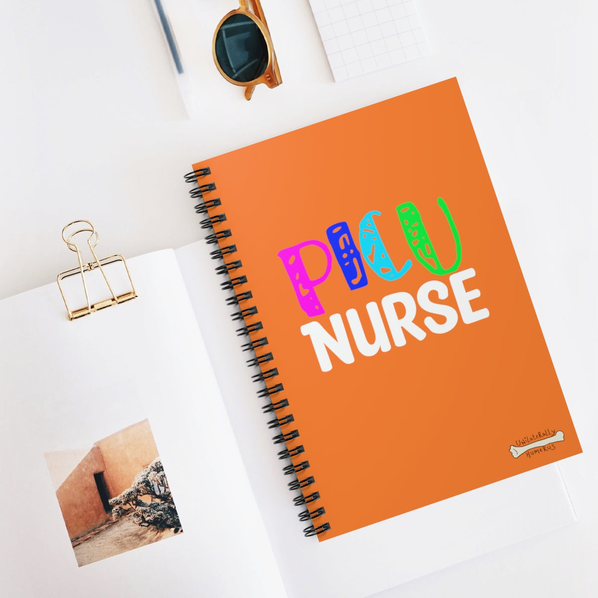 PICU Nurse Spiral Notebook - Ruled Line