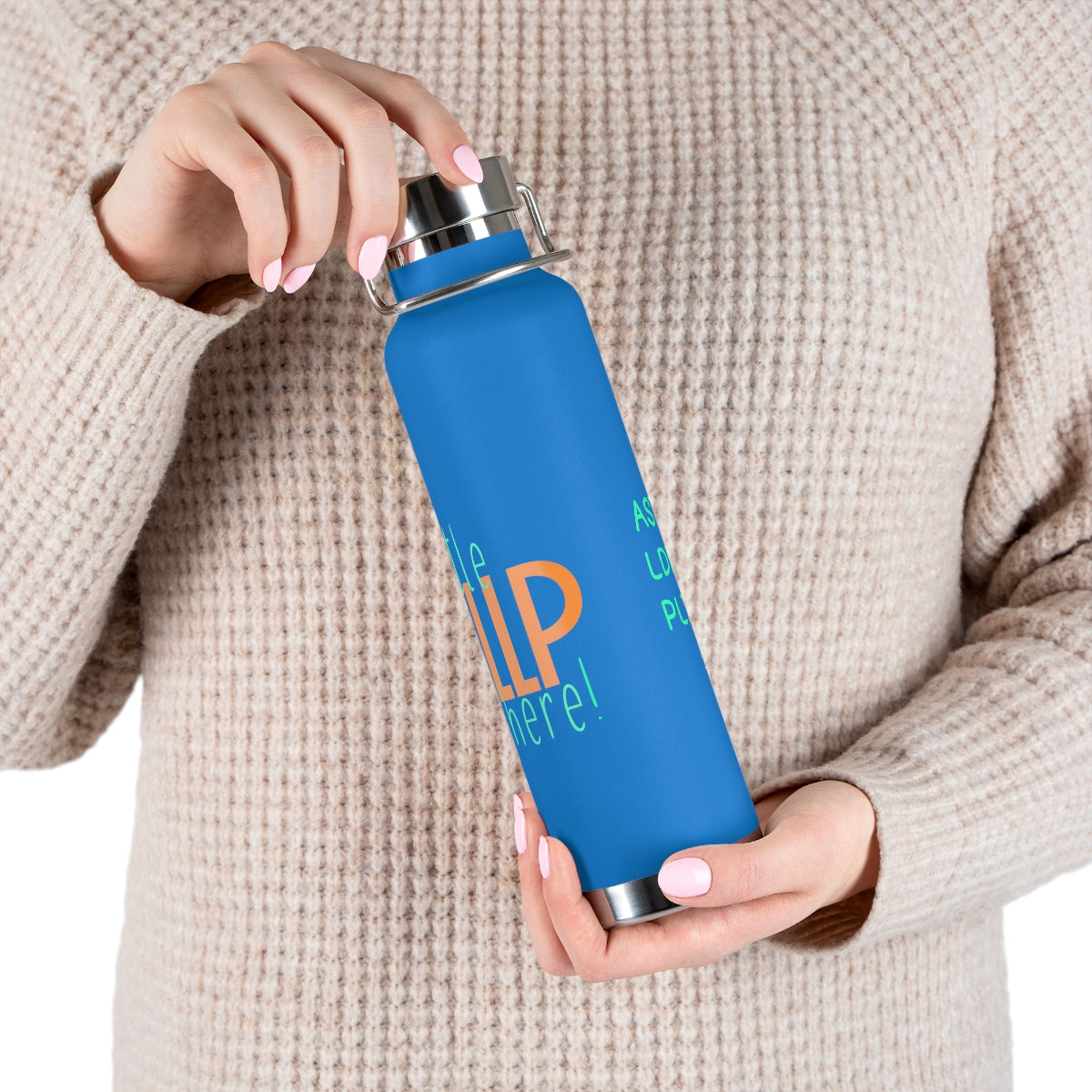 A Little HELLP Here! Copper Vacuum Insulated Bottle, 22oz