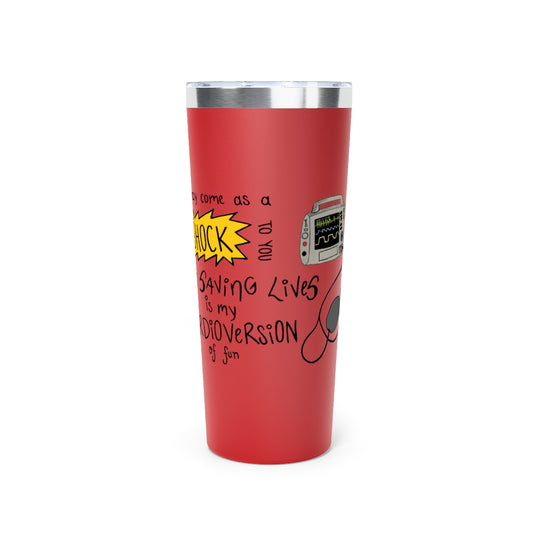 Cardioversion of Fun Copper Vacuum Insulated Tumbler, 22oz