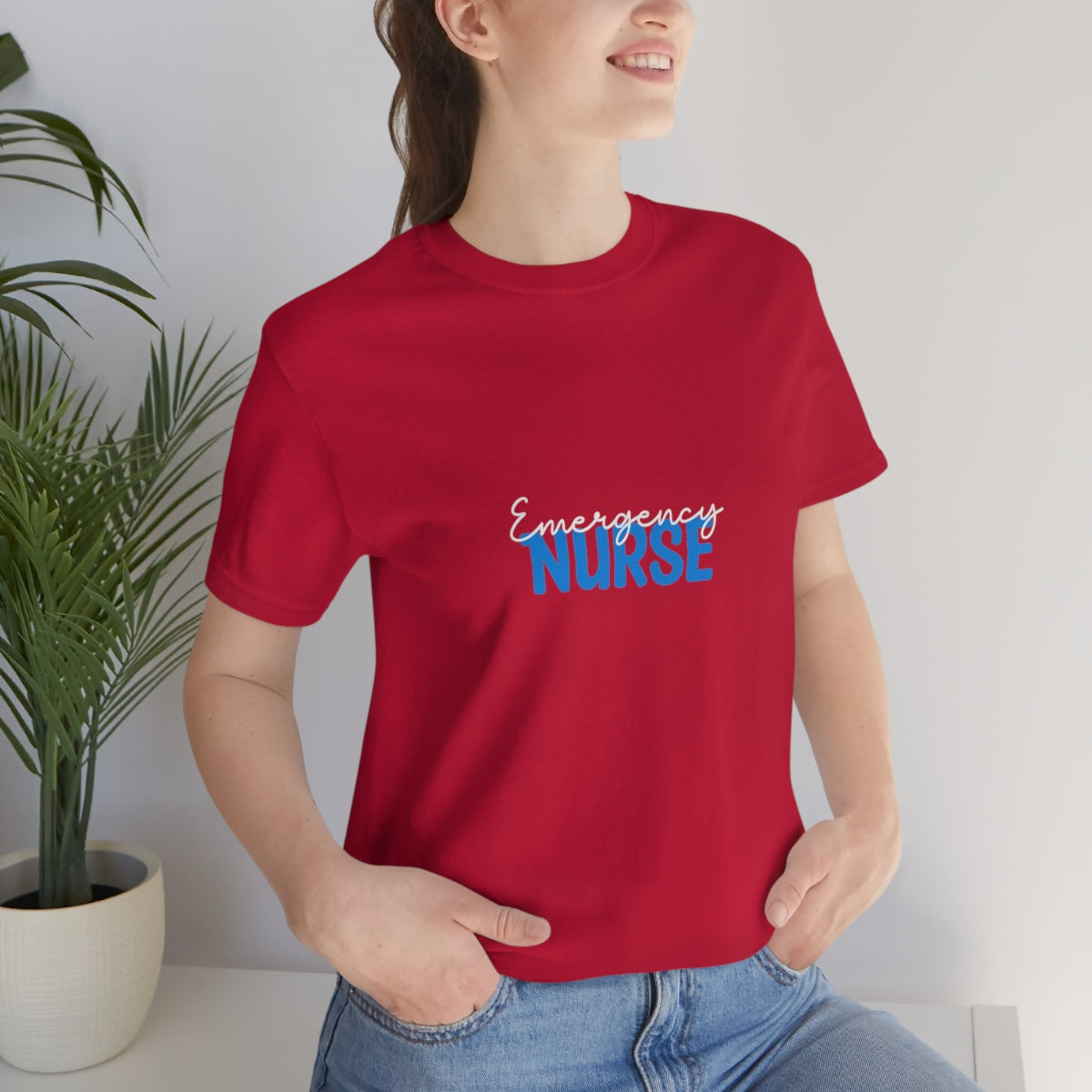 Emergency Nurse Unisex Jersey Short Sleeve Tee