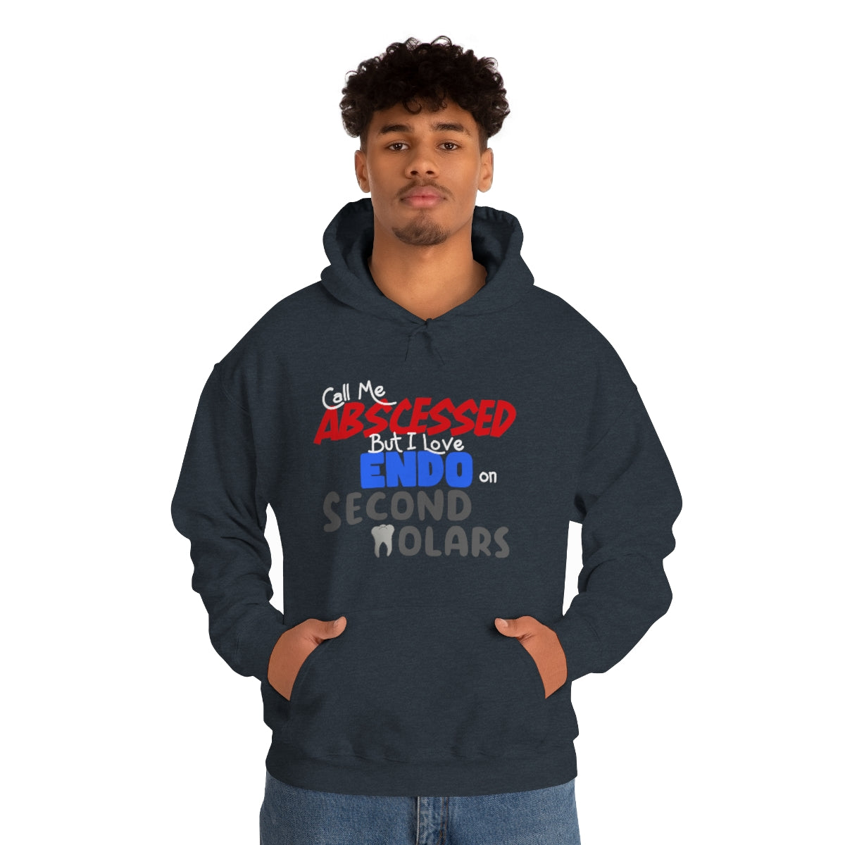 Call Me Abscessed Unisex Heavy Blend™ Hooded Sweatshirt