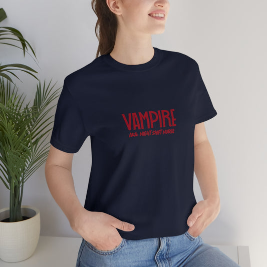 Vampire RN Unisex Jersey Short Sleeve Tee