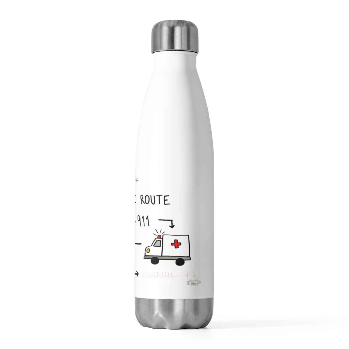 The Adenosine-ic Route 20oz Insulated Bottle