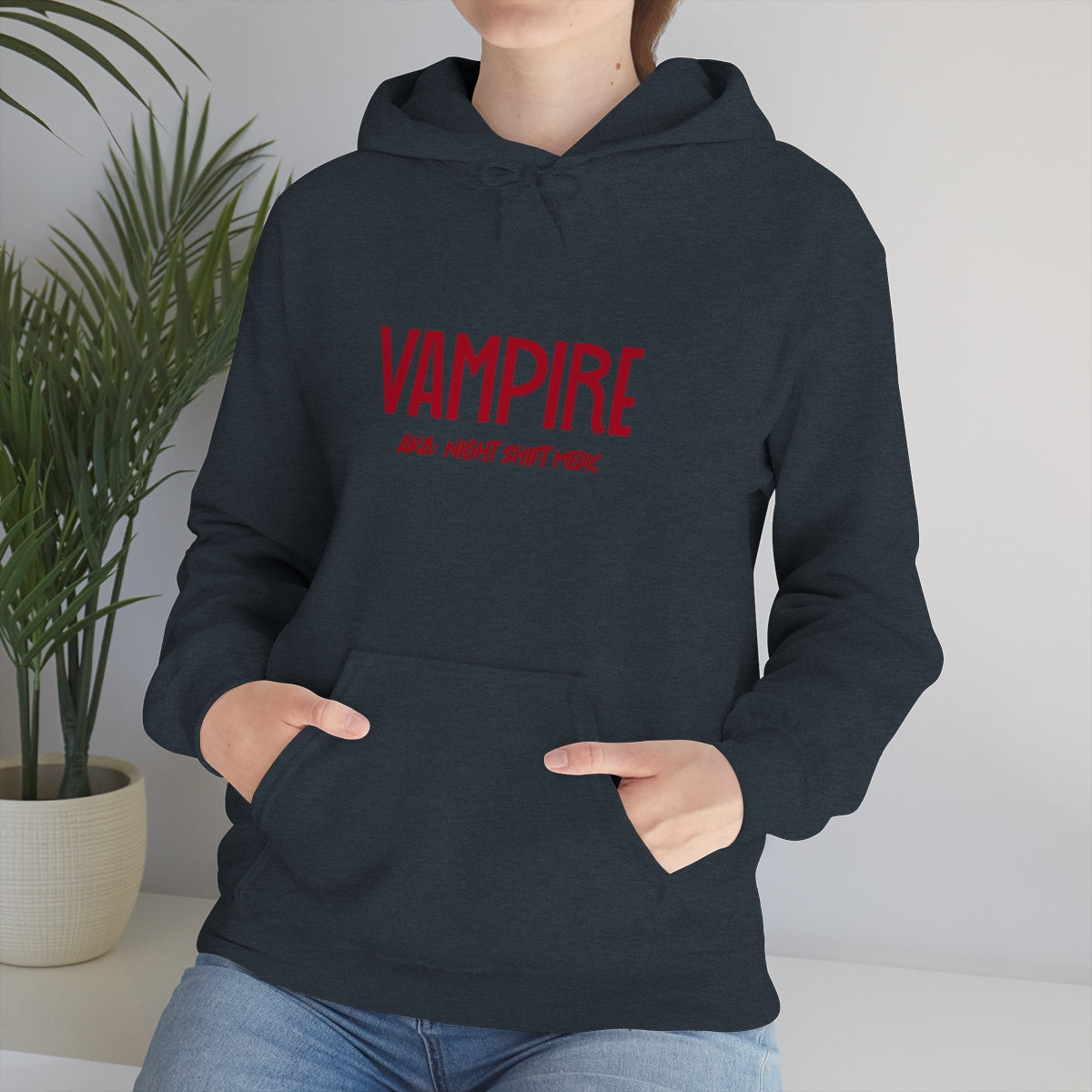Vampire: AKA Night Shift Medic Unisex Heavy Blend™ Hooded Sweatshirt