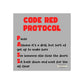 Code Red Protocol Square Magnet