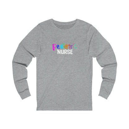 Pediatric Nurse Unisex Jersey Long Sleeve Tee