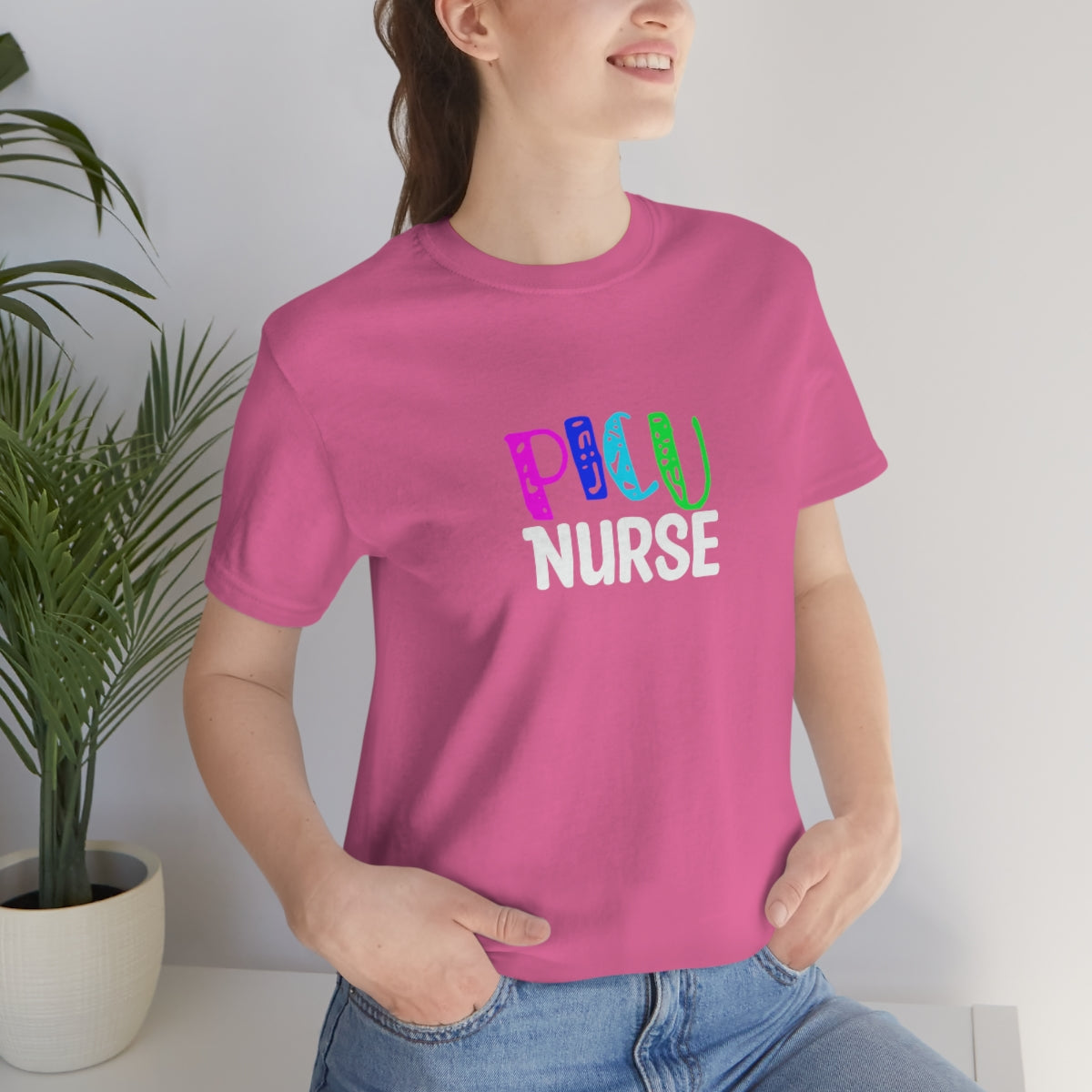 PICU Nurse Unisex Jersey Short Sleeve Tee