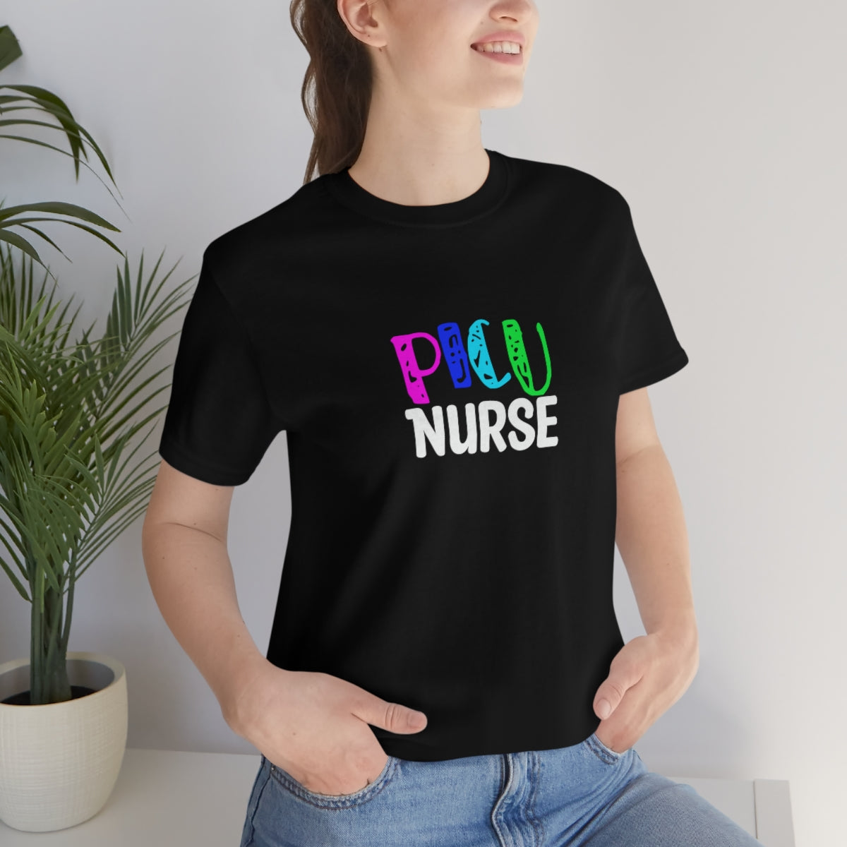 PICU Nurse Unisex Jersey Short Sleeve Tee