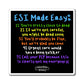 ESI Made Easy Magnet