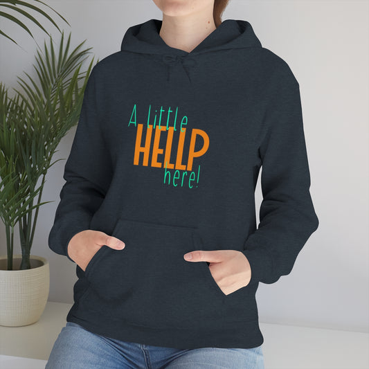 A Little HELLP Here! Unisex Heavy Blend™ Hooded Sweatshirt