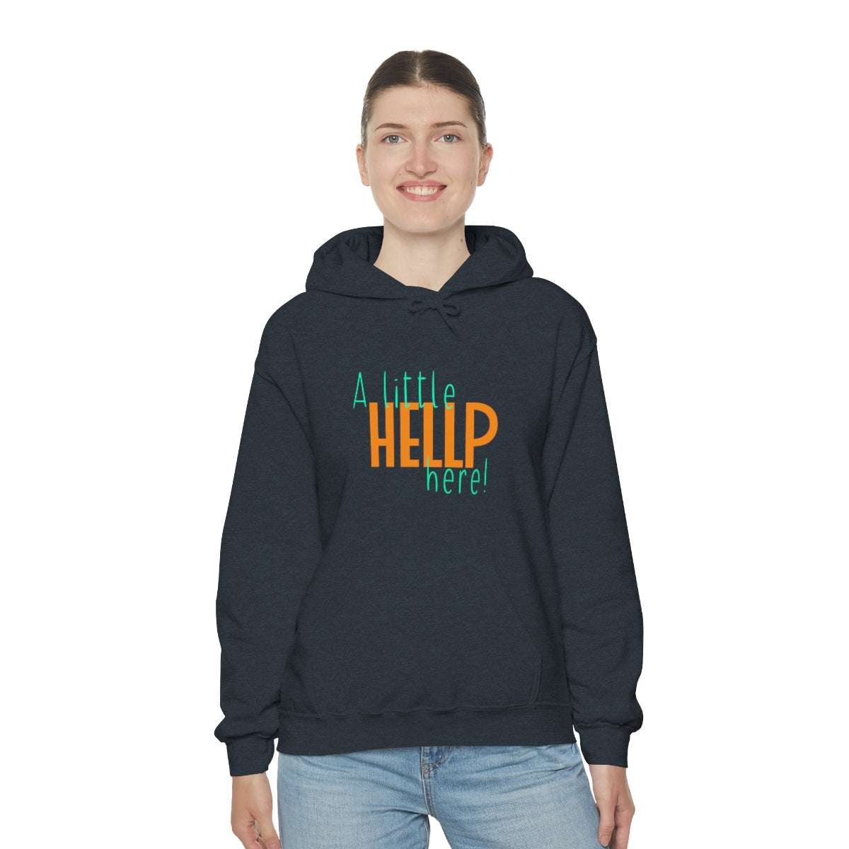 A Little HELLP Here! Unisex Heavy Blend™ Hooded Sweatshirt