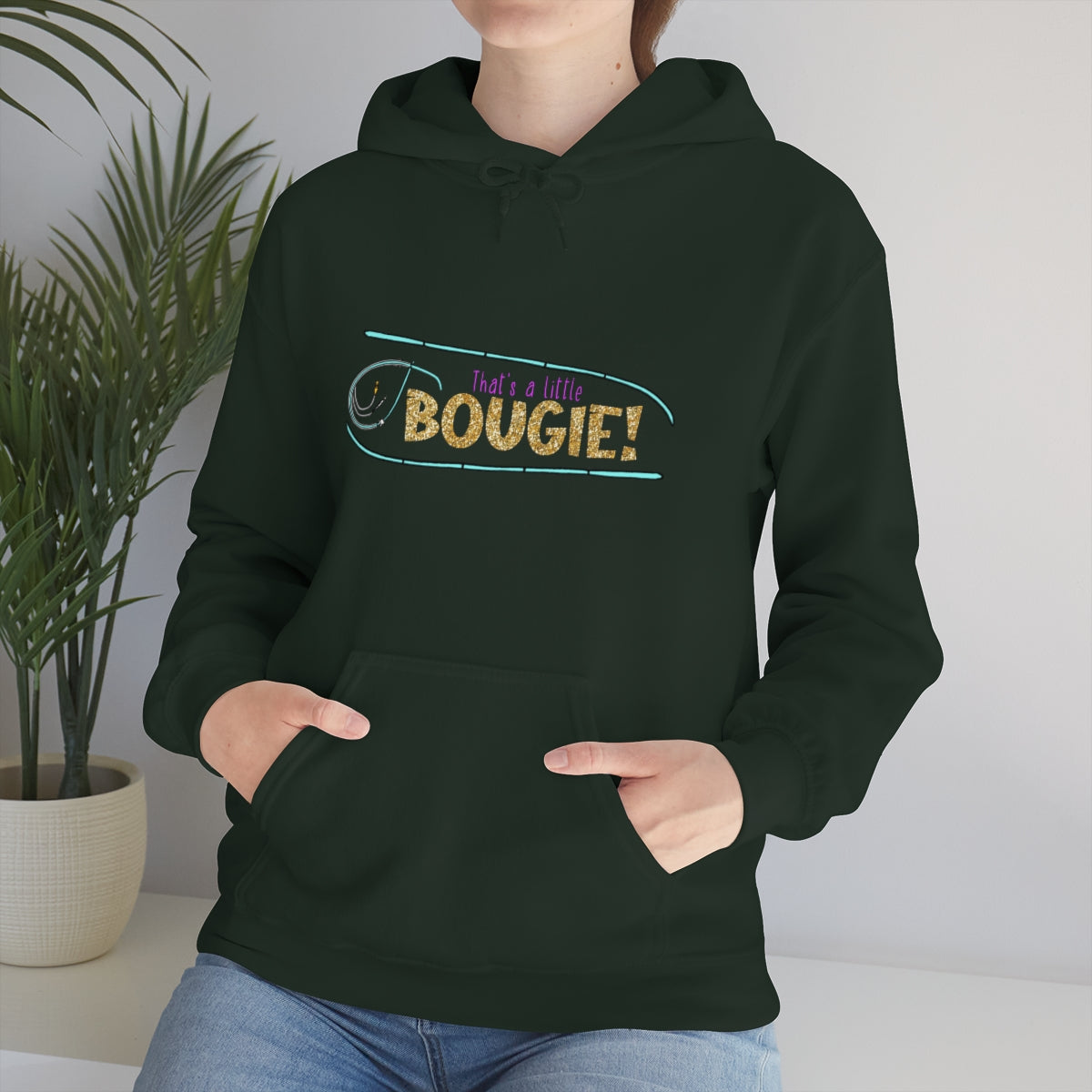 That's a Little Bougie! Unisex Heavy Blend™ Hooded Sweatshirt