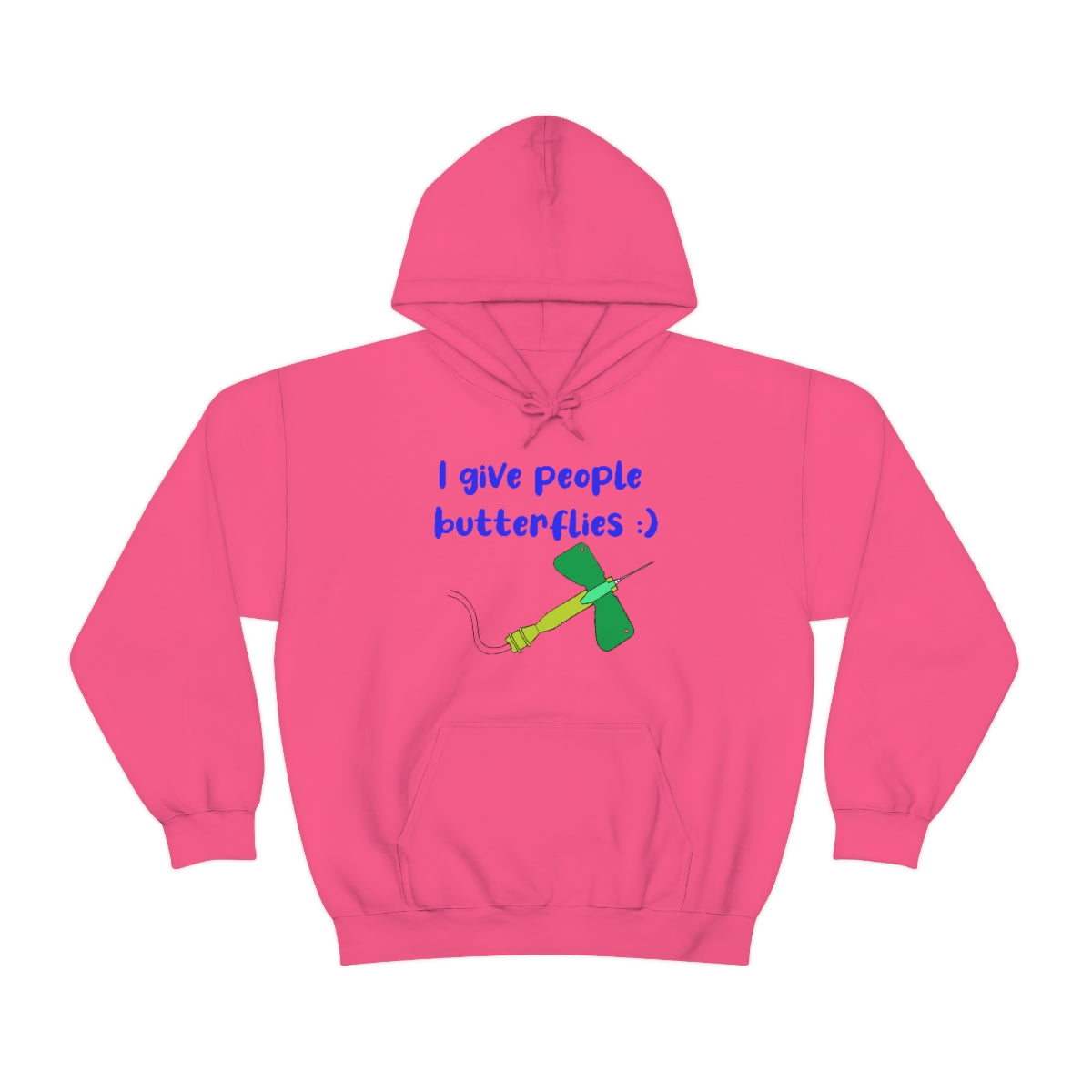 I Give People Butterflies Unisex Heavy Blend™ Hooded Sweatshirt