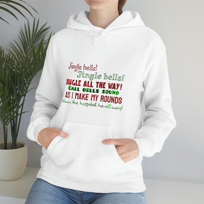 Christmas Call bell Sweatshirt! Nurse Gift! Unisex Heavy Blend™ Hooded Sweatshirt