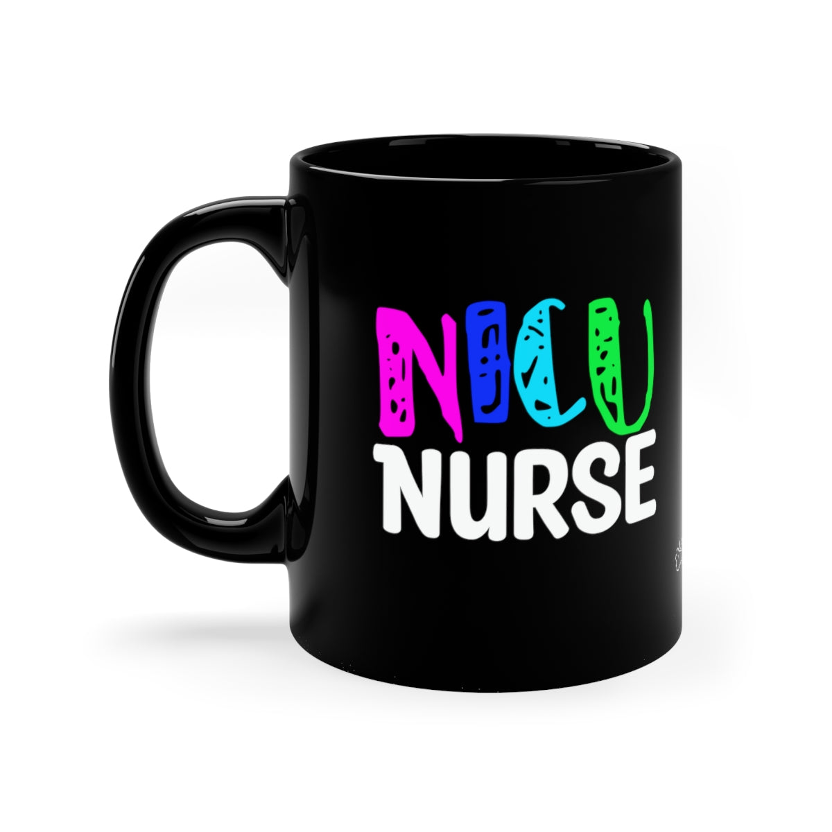 NICU Nurse 11oz Black Mug