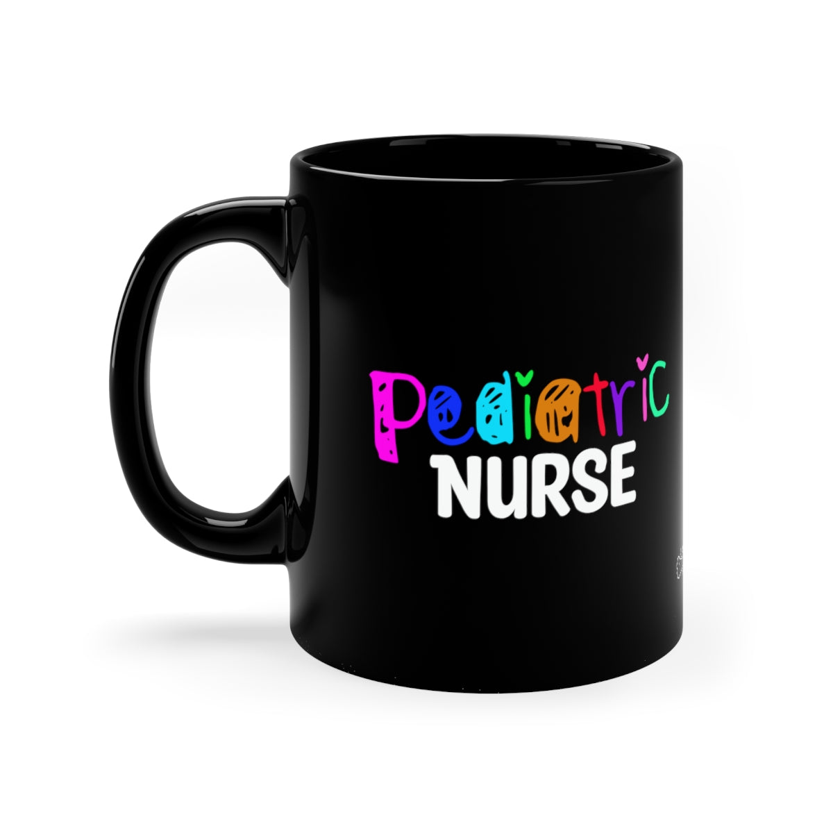 Pediatric Nurse 11oz Black Mug