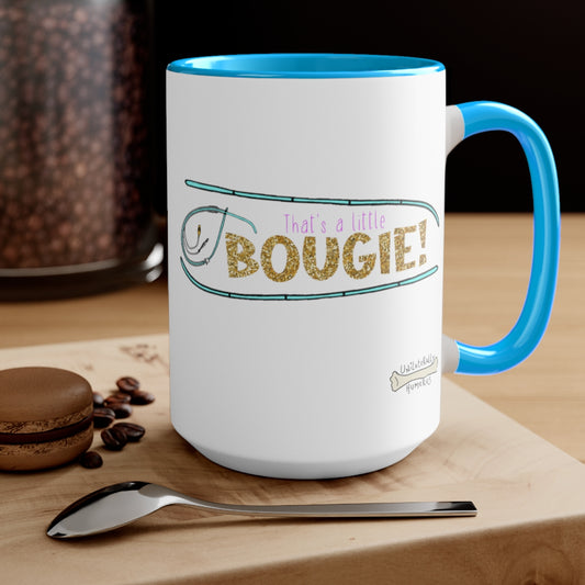 That's a Little Bougie! Two-Tone Coffee Mug, 15oz