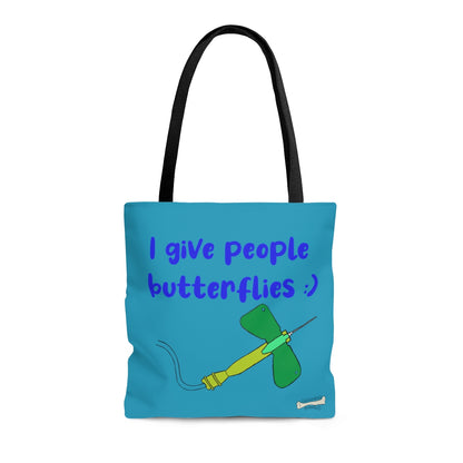 I Give People Butterflies Tote Bag