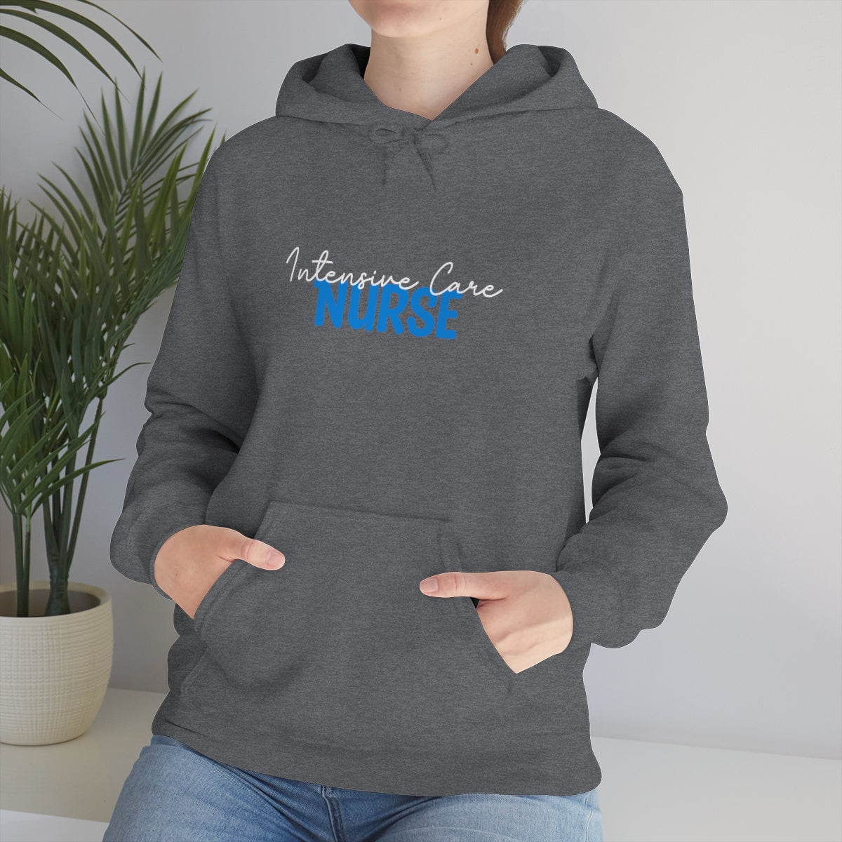 Intensive Care Nurse Unisex Heavy Blend™ Hooded Sweatshirt