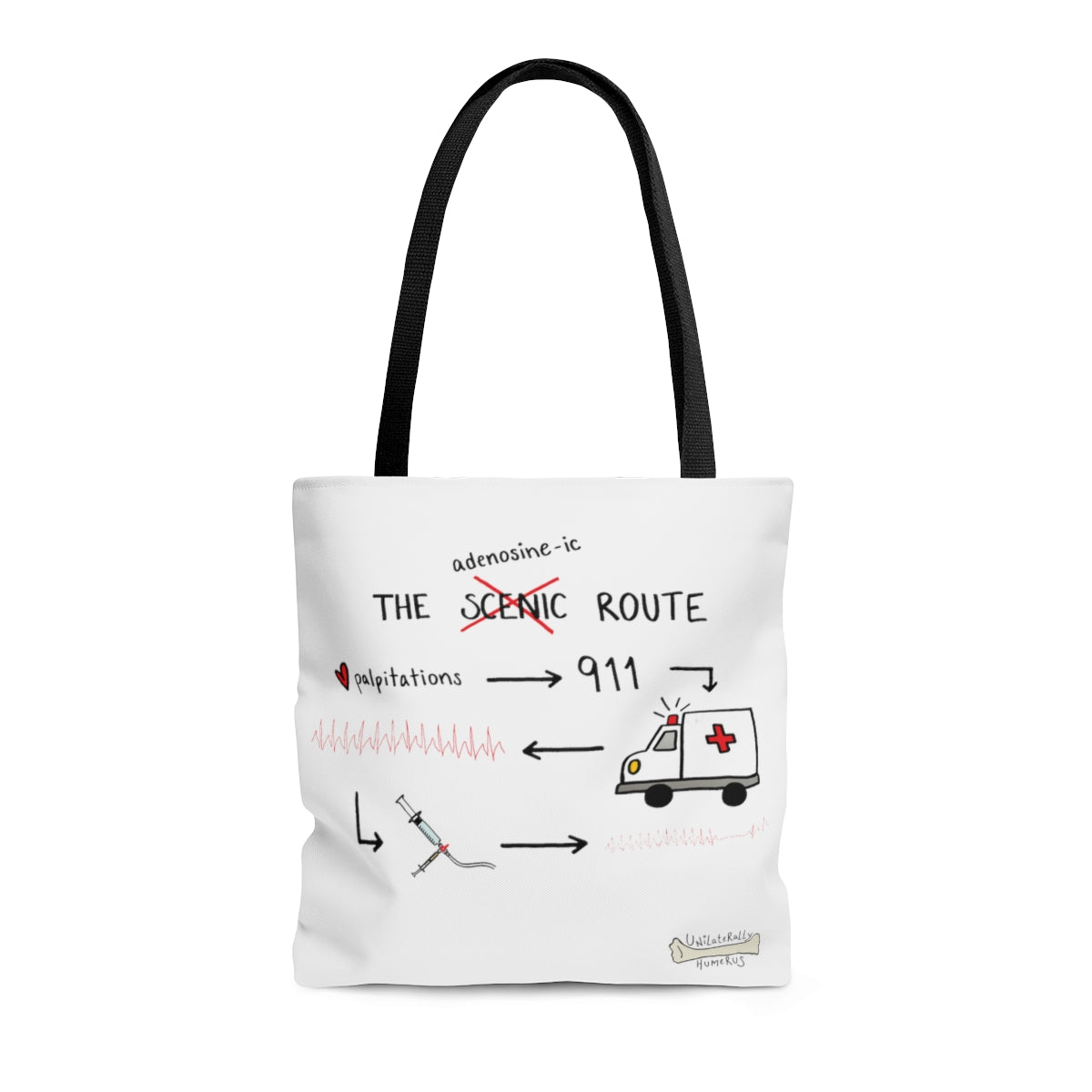 The Adenosine-ic Route Tote Bag – Unilaterally Humerus