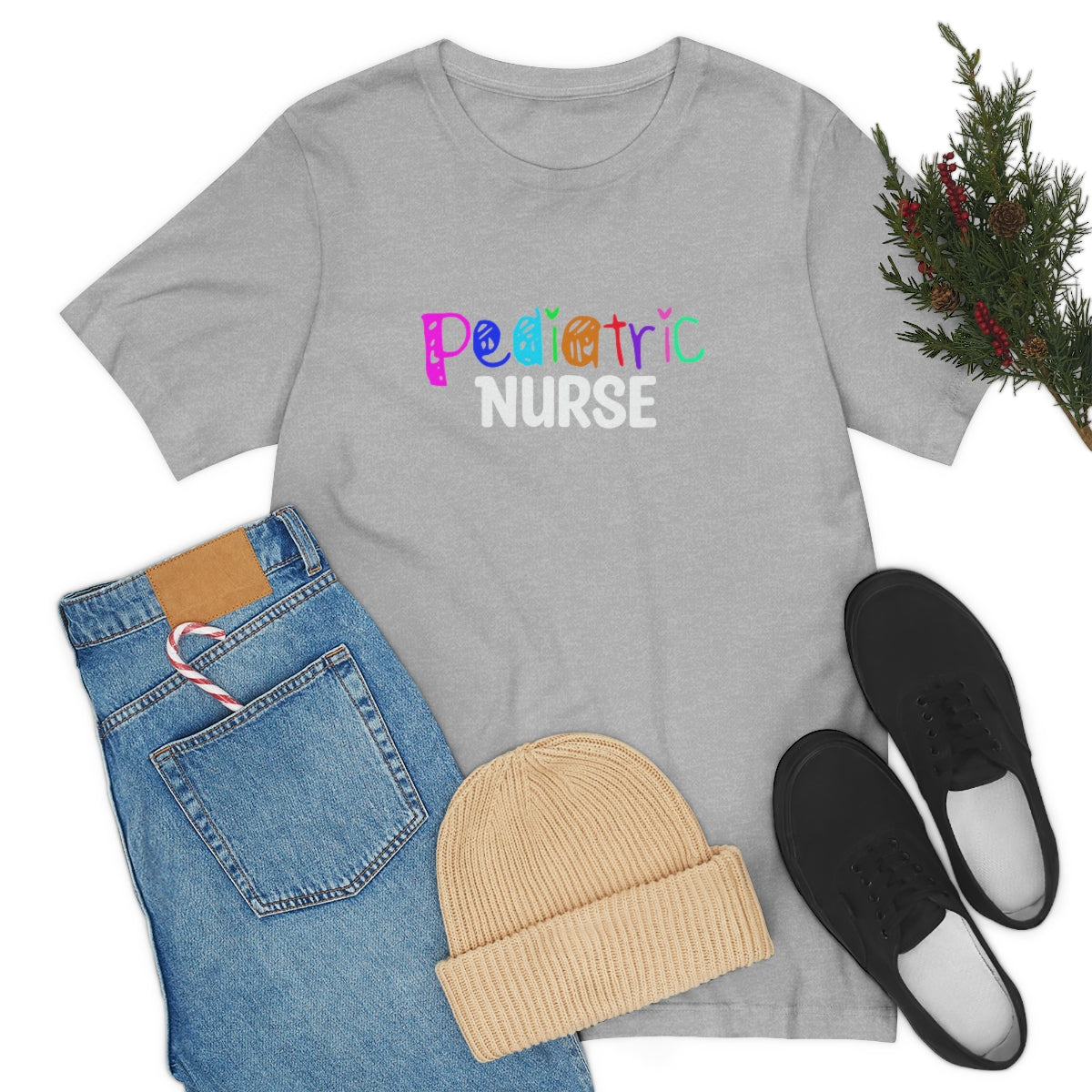 Pediatric Nurse Unisex Jersey Short Sleeve Tee